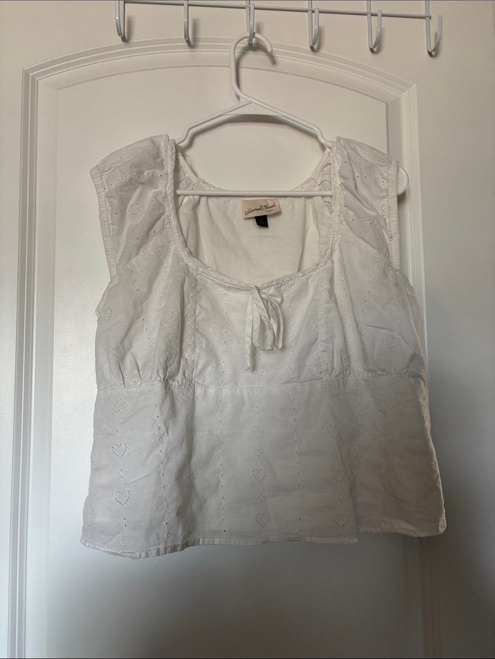 Universal Thread 100% Cotton Eyelet Cottage core top